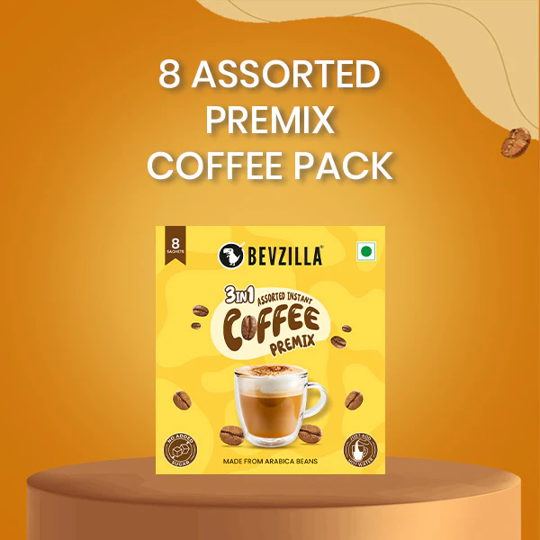3 in One Assorted Coffee Premix - 8 Sachets