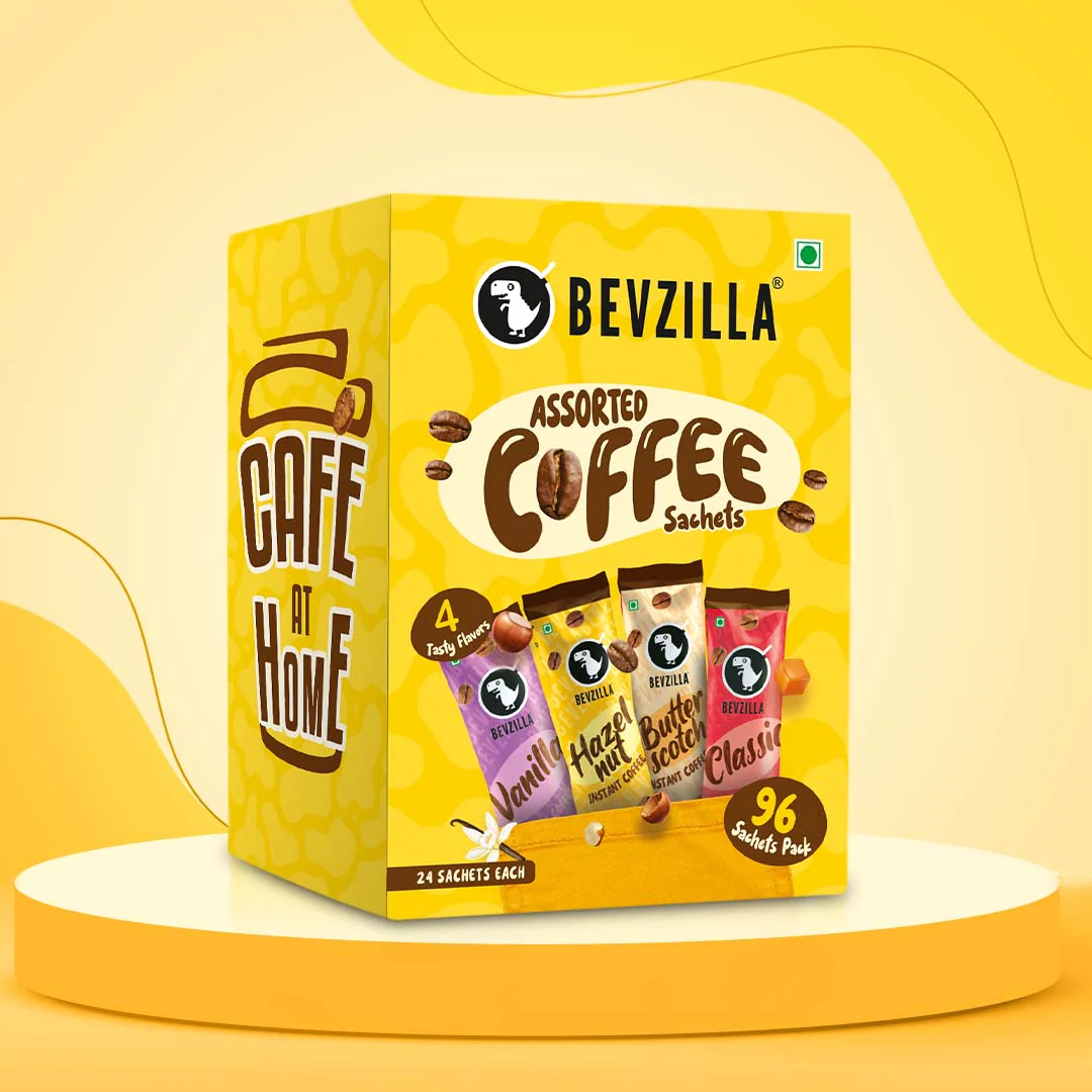 84 Sachets Assorted Coffee Powder Box (Testing)
