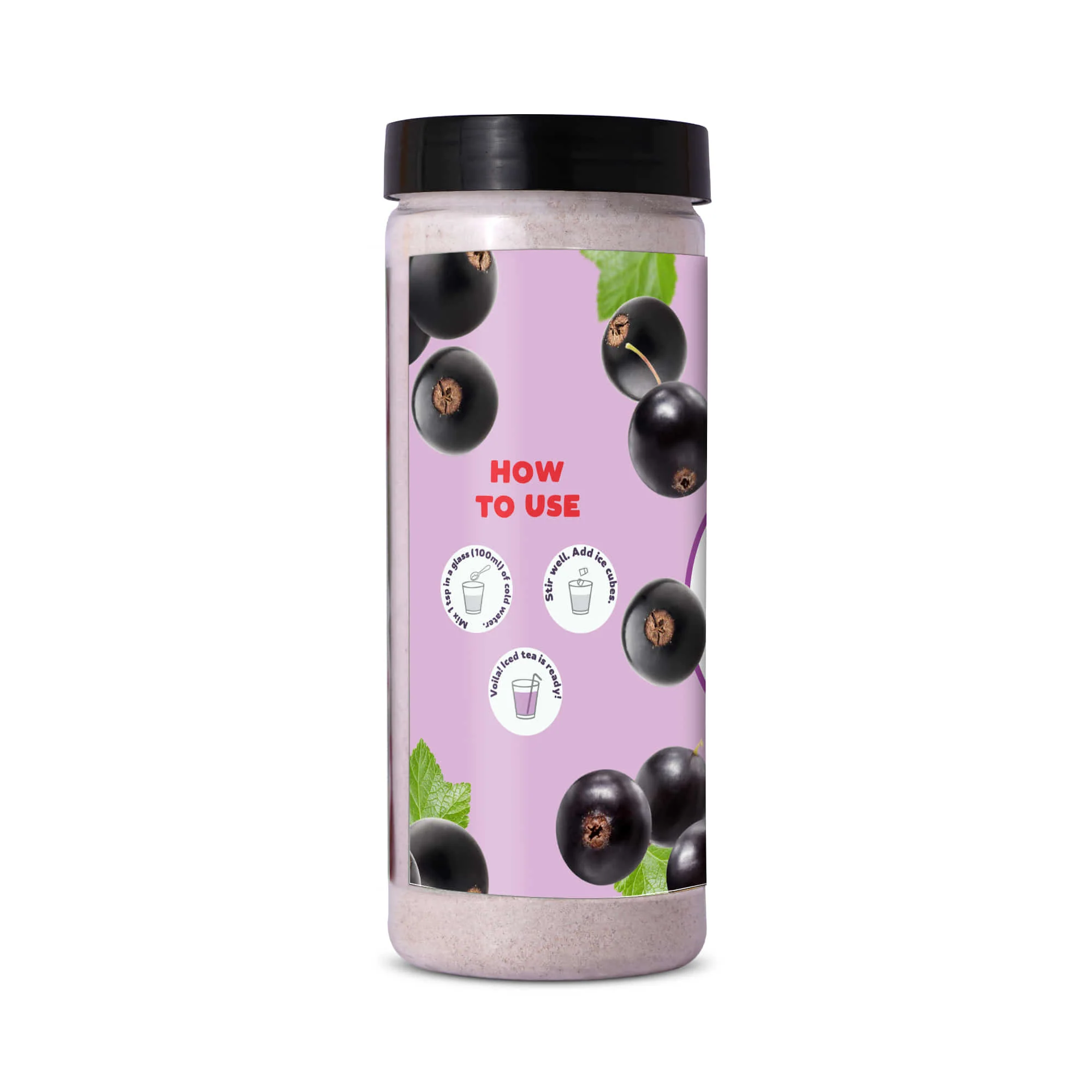 Black Currant Instant Iced tea mix - Image 4