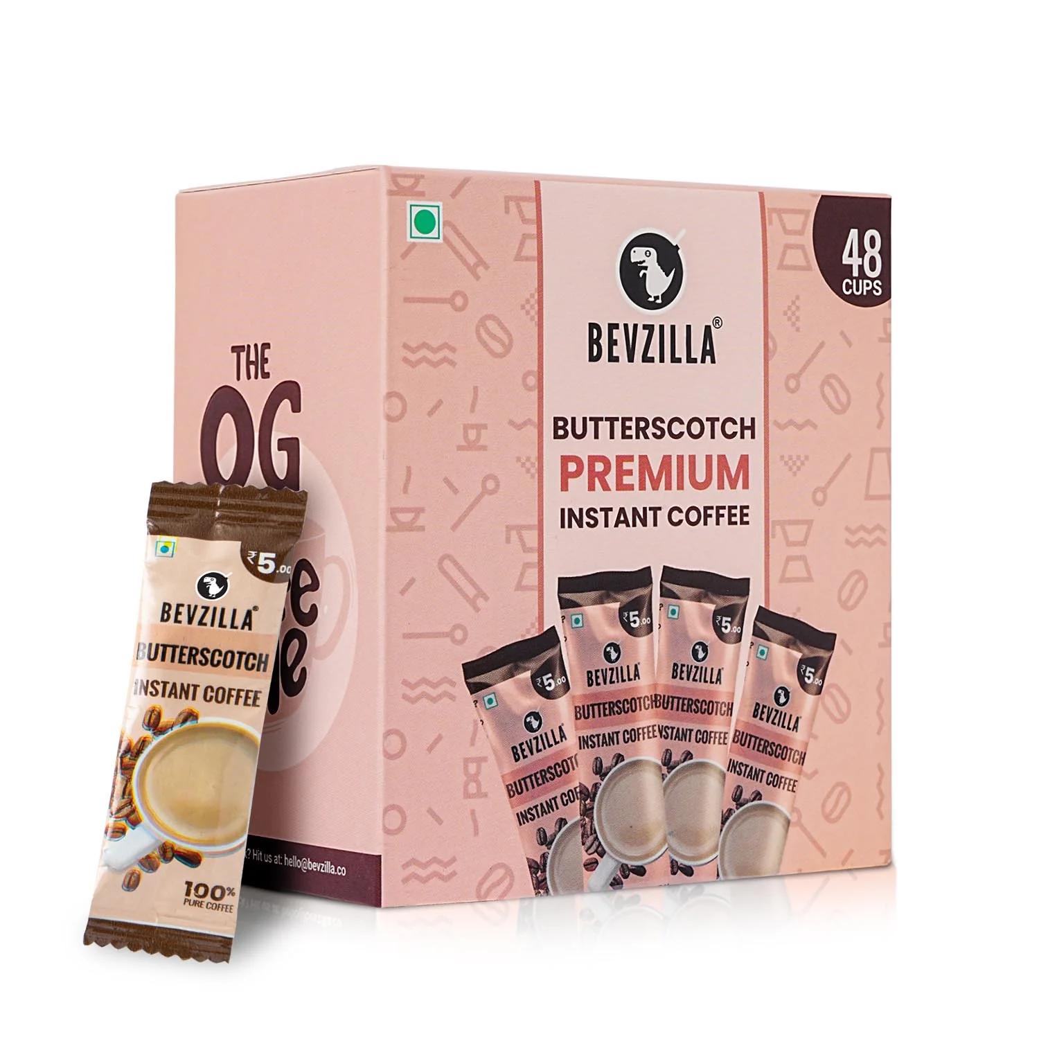 48 Butterscotch Coffee Sachets Box - Image 8