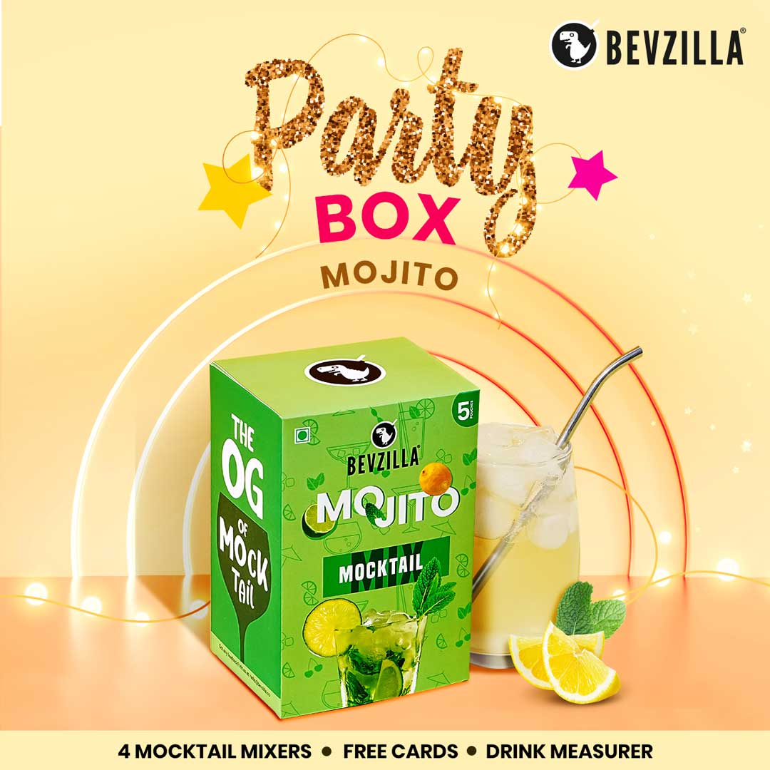 4 Flavours Mocktail Combo with Free Drinks Measurer + Cards - Image 4