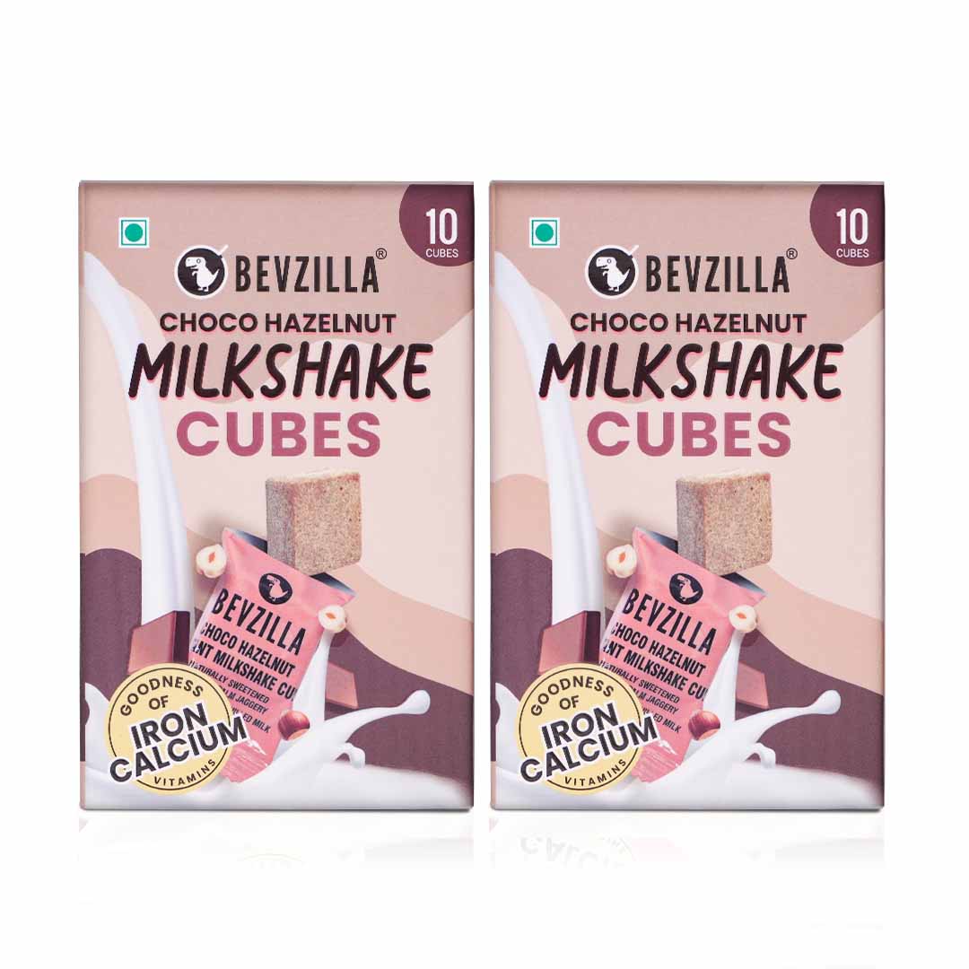 Choco- Hazelnut Milkshake Cubes (Combo Pack of 10 x 2) - Image 2