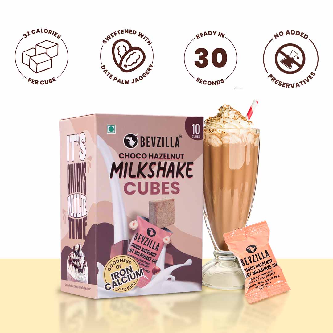 Choco- Hazelnut Milkshake Cubes (Combo Pack of 10 x 2) - Image 4