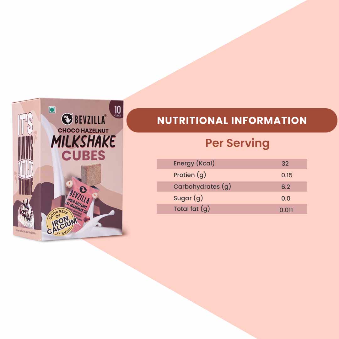 Choco- Hazelnut Milkshake Cubes (Combo Pack of 10 x 2) - Image 6