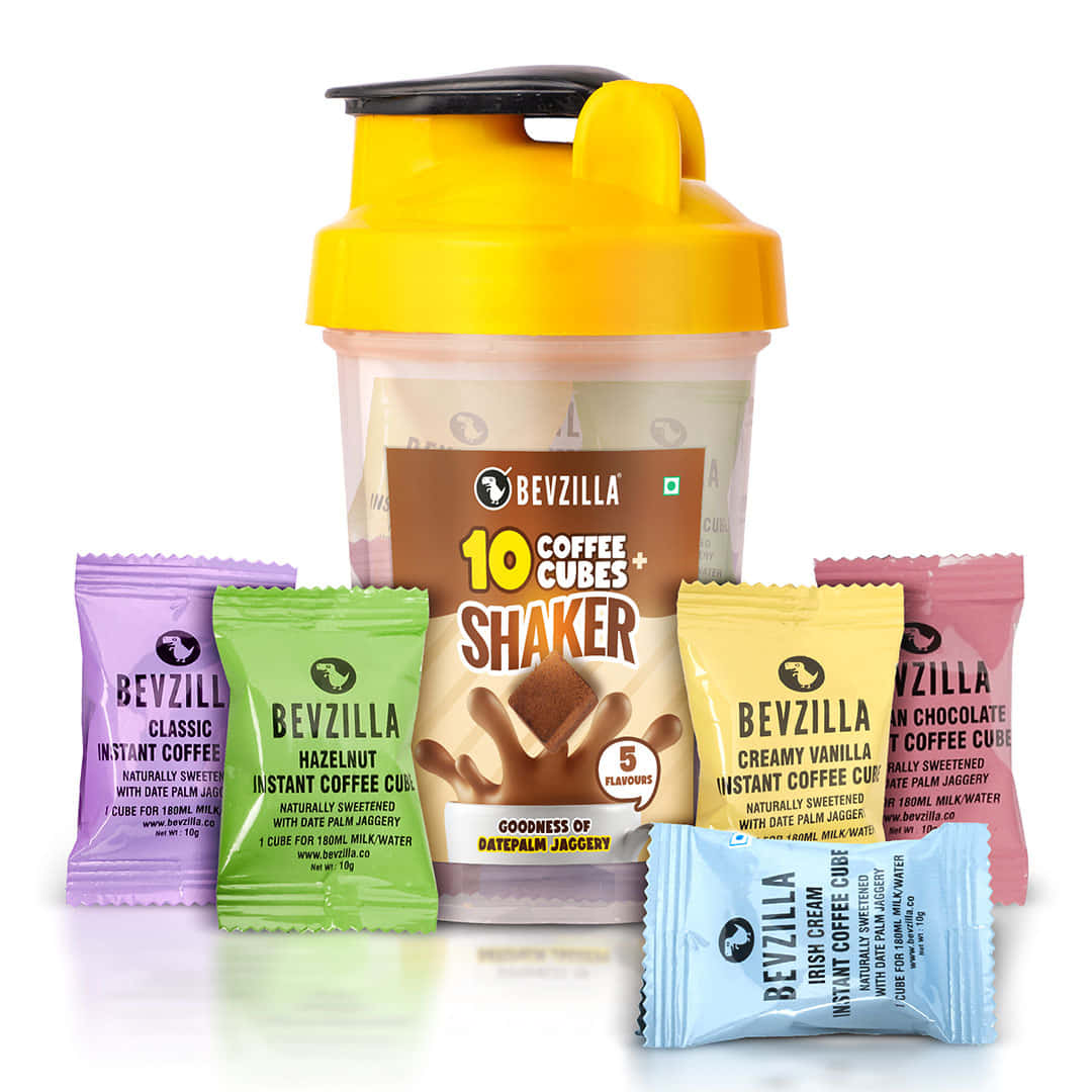 10 Flavoured Coffee Cubes + Shaker - Image 6