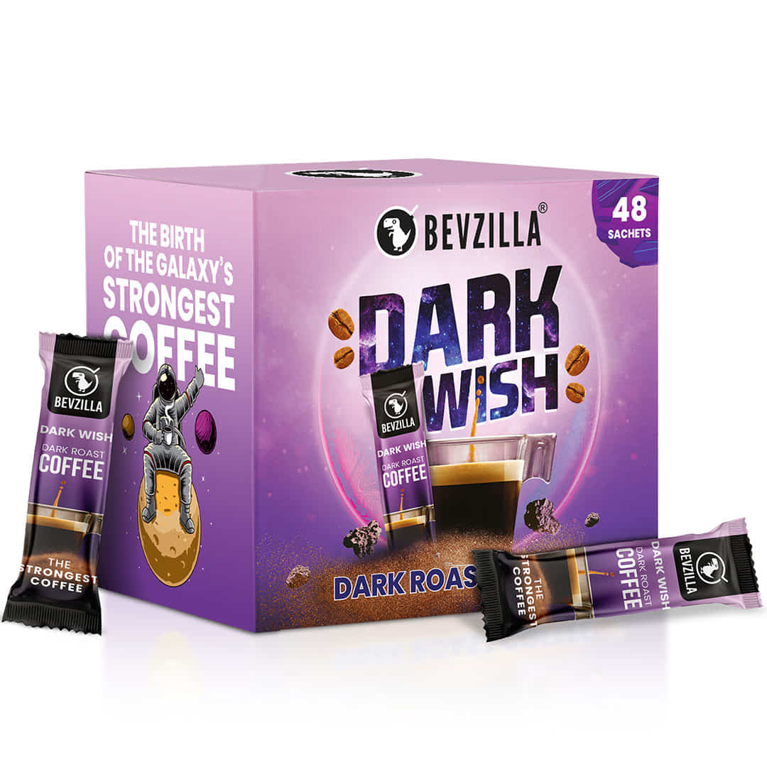 48 Dark Roast Coffee Sachets Box - 5X Stronger - Image 3