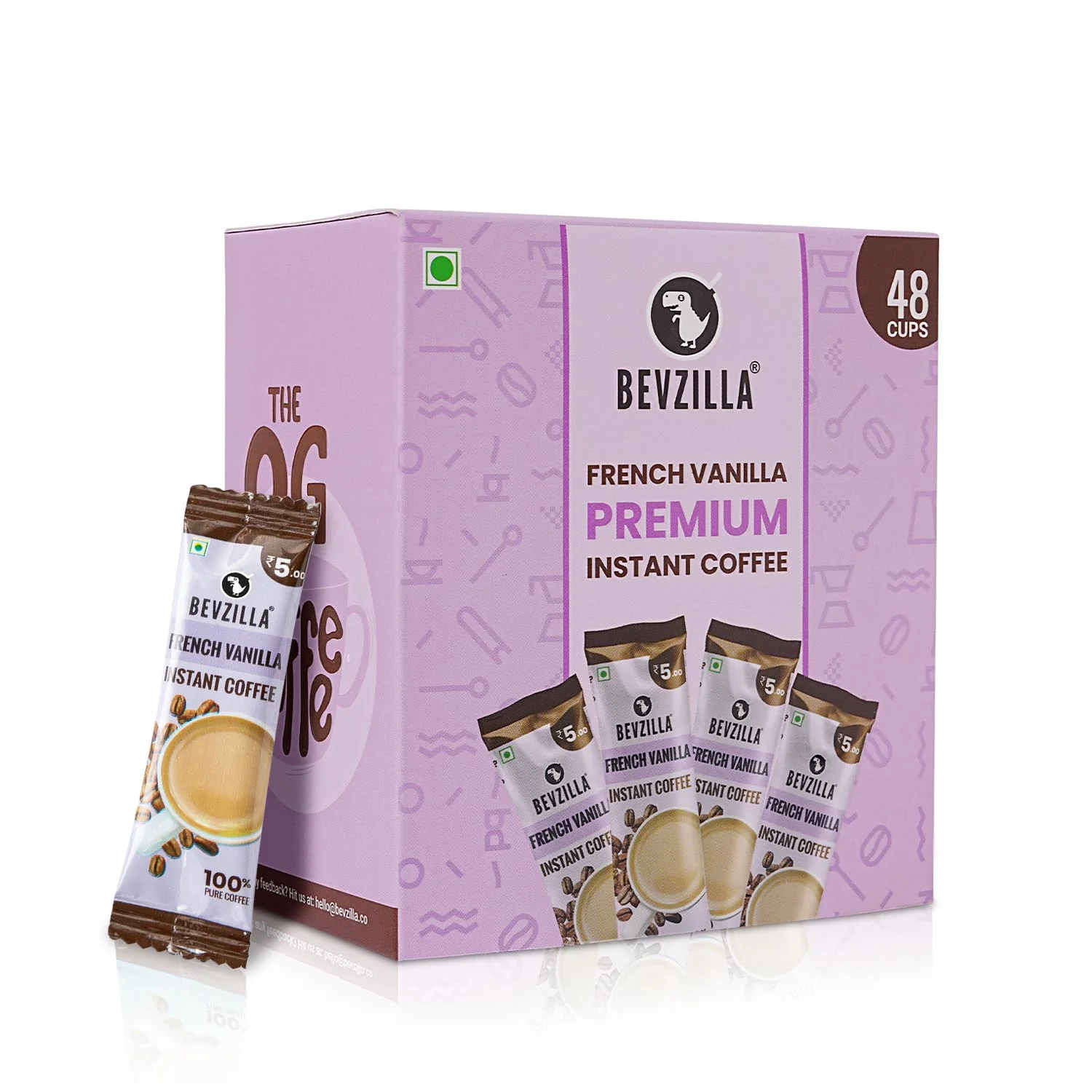 48 French Vanilla Coffee Sachets Box - Image 8