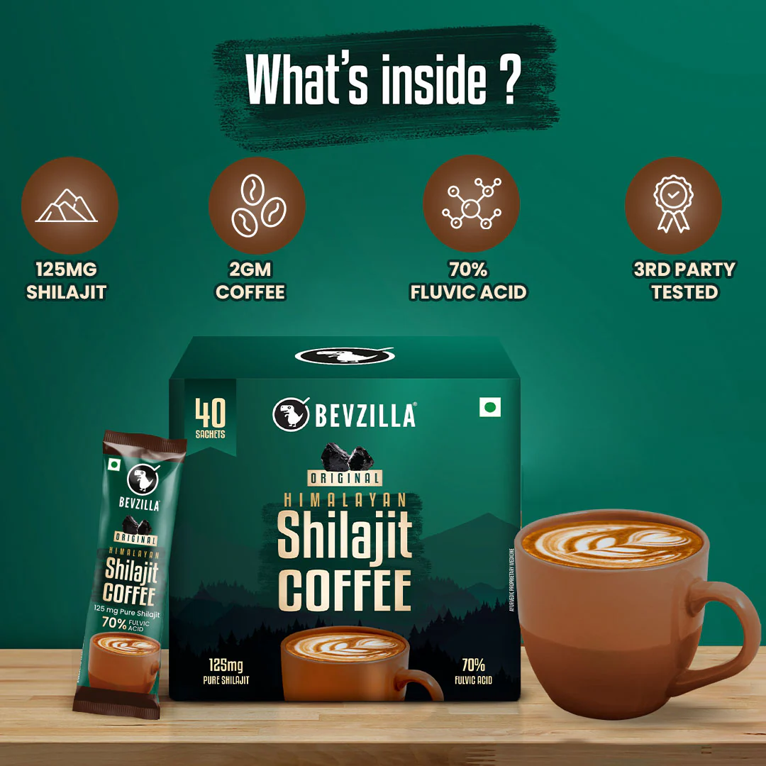 Himalayan Shilajit Coffee | 40 Sachets - Image 3