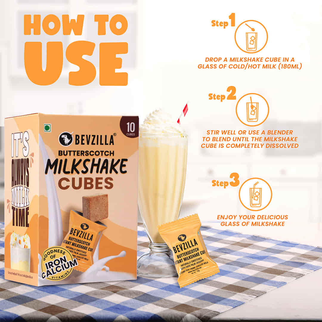 10 Butterscotch Milkshake Cubes - Image 4
