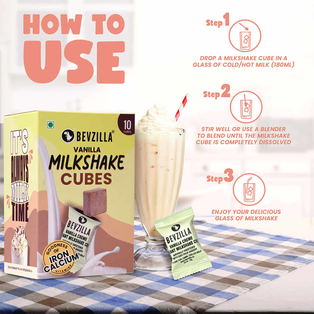 10 Vanilla Creme Milkshake Cubes - Image 4