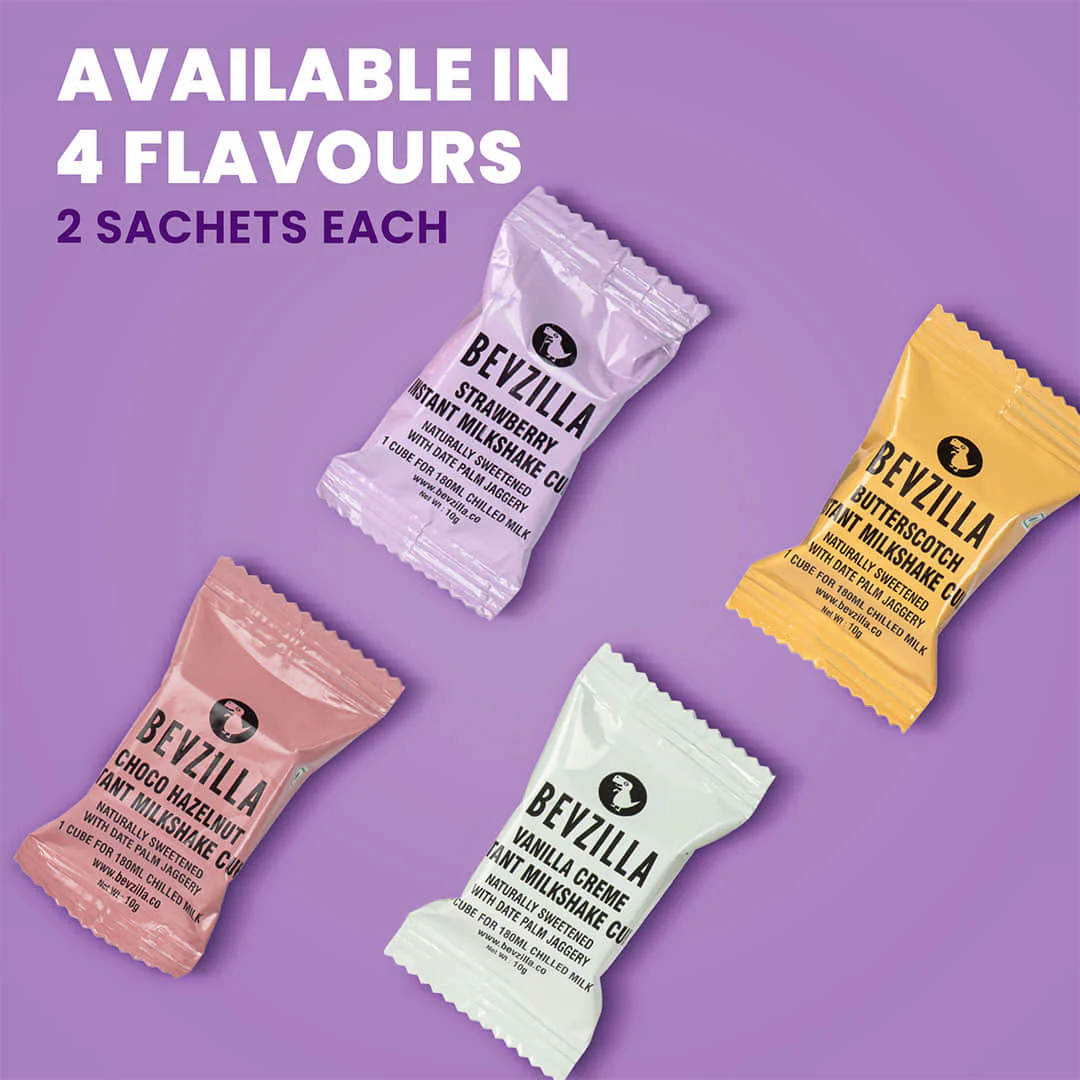 8 Flavoured Milkshake Cubes + Shaker - Image 4