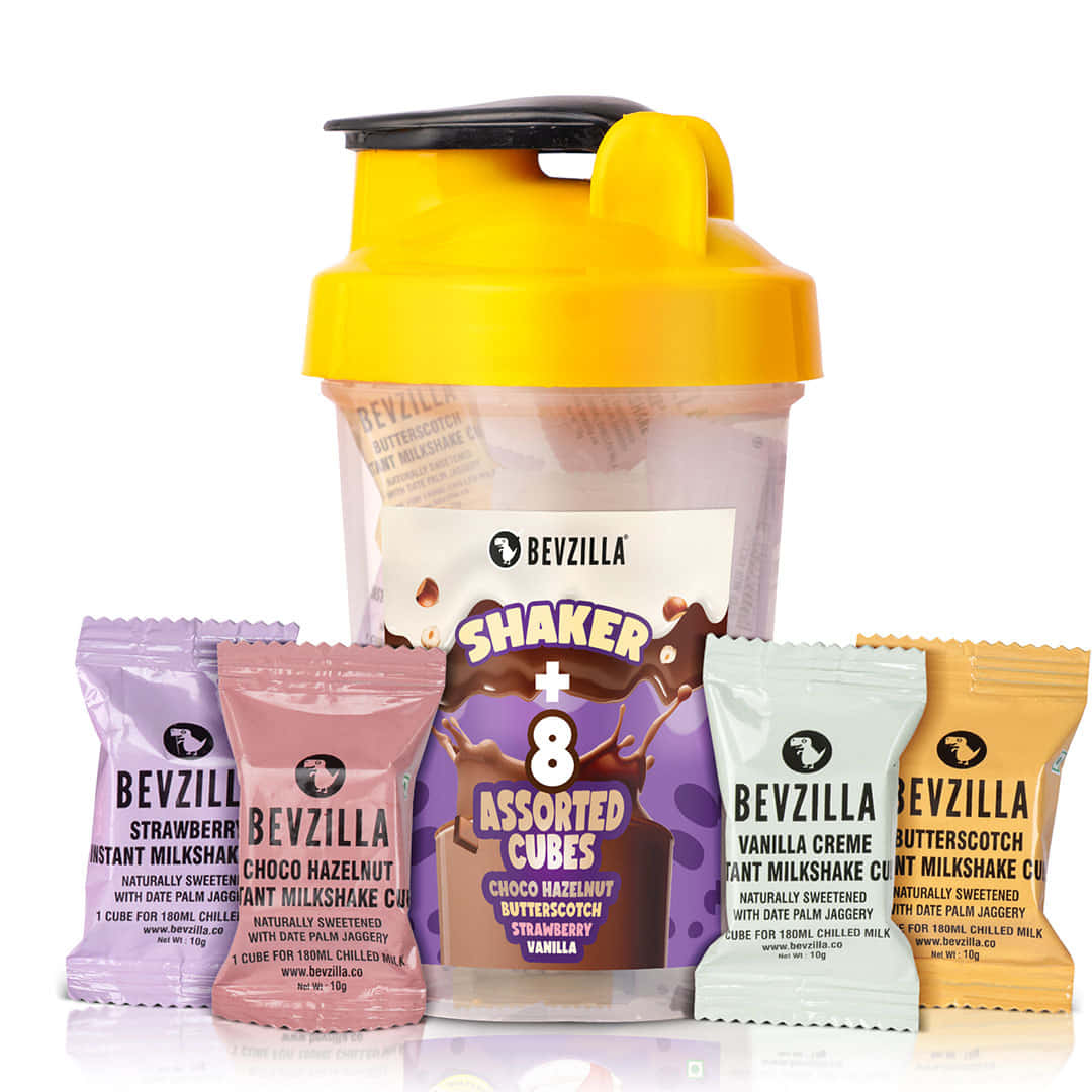 8 Flavoured Milkshake Cubes + Shaker - Image 8