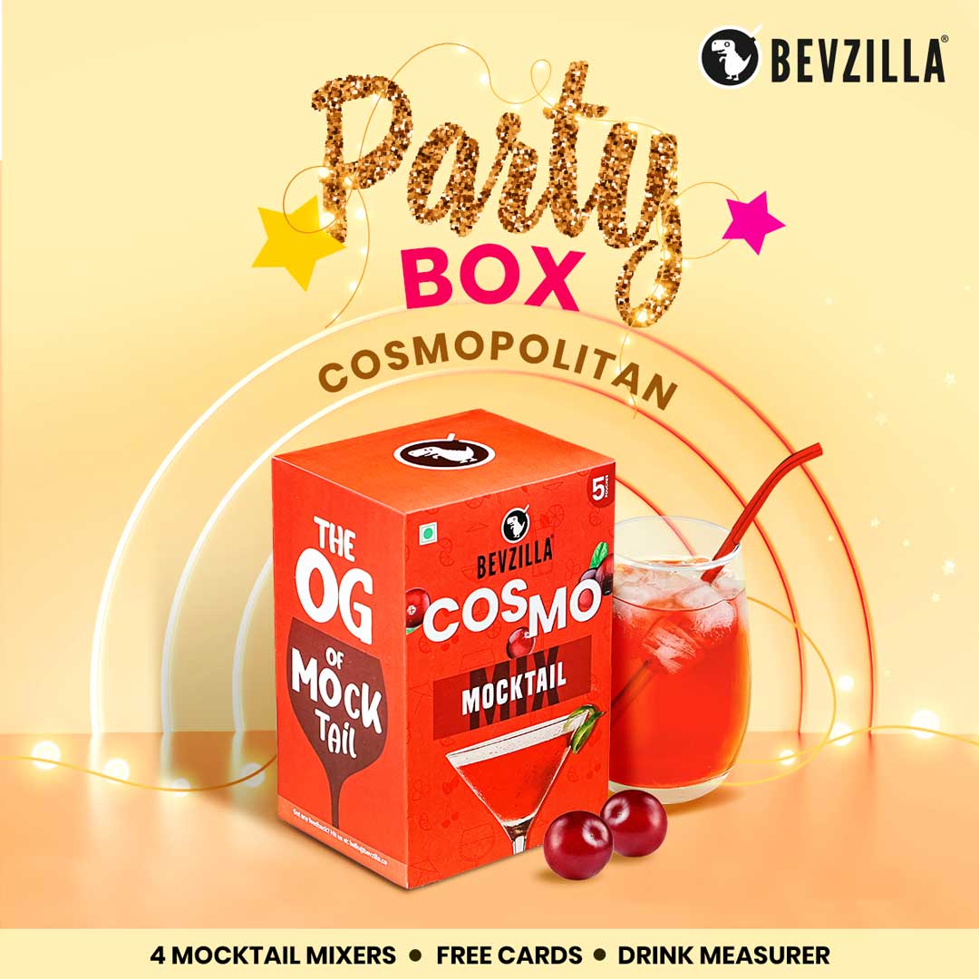 4 Flavours Mocktail Combo with Free Drinks Measurer + Cards - Image 3