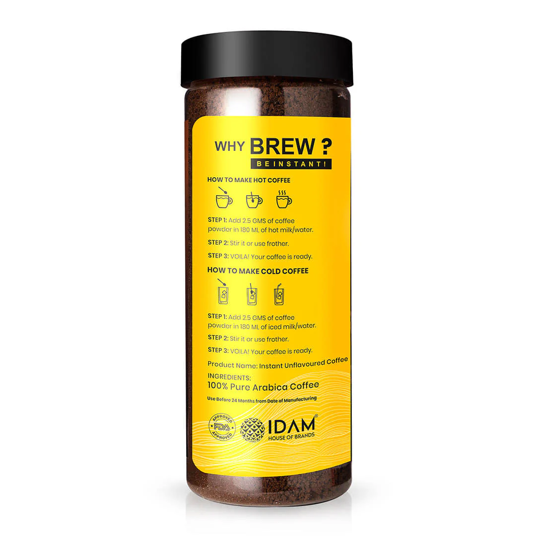 Premium Hazelnut Coffee Powder - 200 grams - Image 3